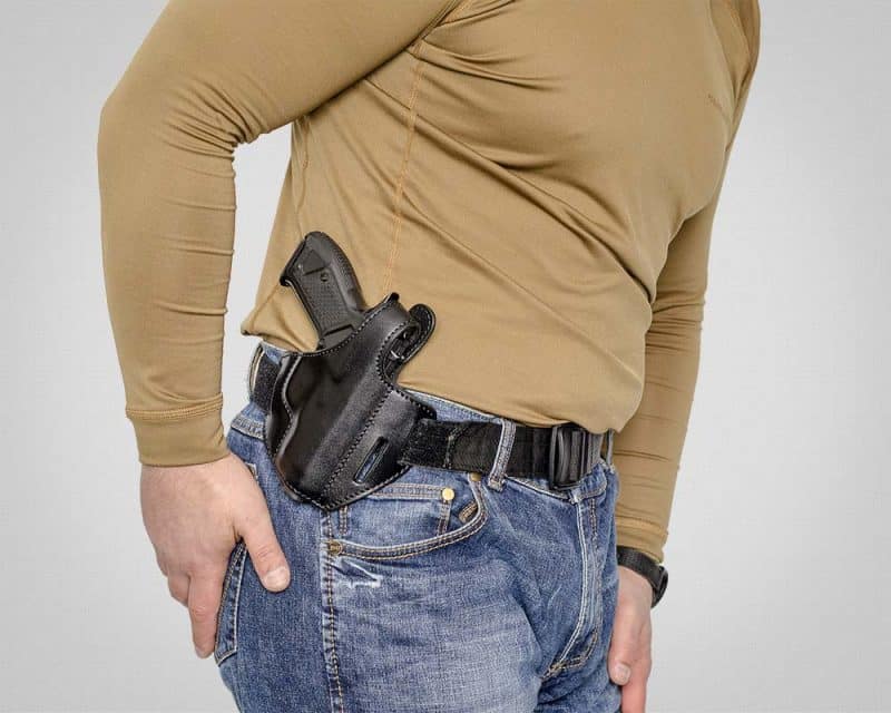 кожаная поясная кобура форт 12 к7 a-line