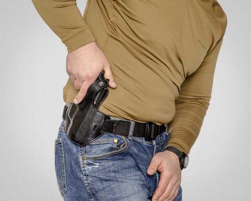 кожаная поясная кобура форт 12 к7 a-line