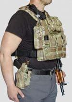 Кобура універсальна, вертикальна, з підсумком, MOLLE  (ПРАВША/ЛІВША) - Зображення 8