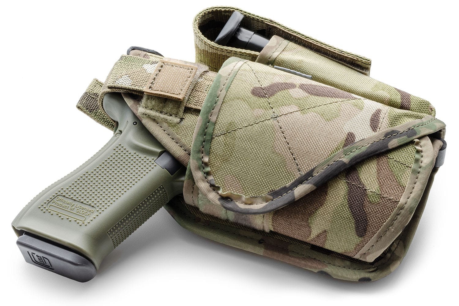 Кобура універсальна, вертикальна, з підсумком, MOLLE  (ПРАВША/ЛІВША)