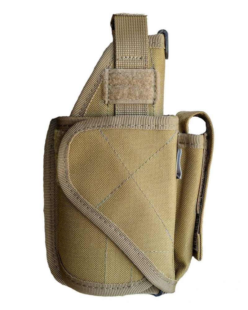 Кобура універсальна, вертикальна, з підсумком, MOLLE  (ПРАВША/ЛІВША) - Зображення 10