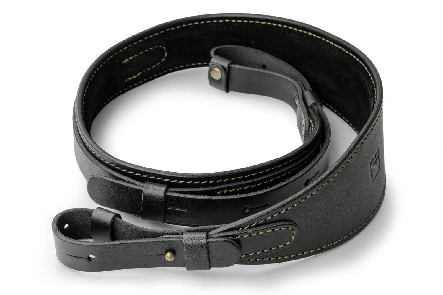 ремень оружейный кожаный с подкладом контурный м46 a-line