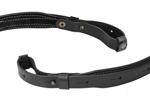 ремень оружейный кожаный на подкладе узкий с петлей м41 a-line