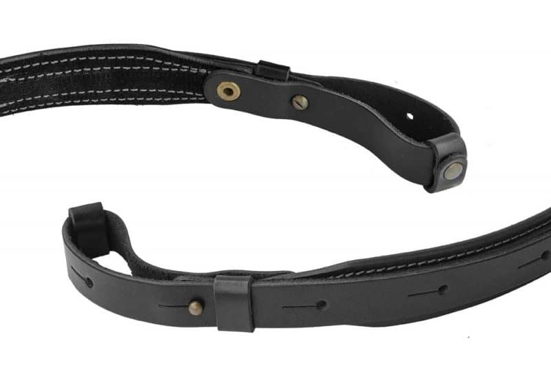 ремень оружейный кожаный на подкладе узкий с петлей м41 a-line