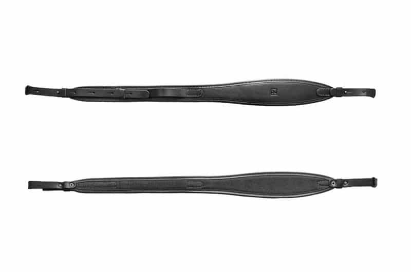 ремень оружейный кожаный чёрный с подкладом м491 a-line