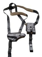 Кобура шкіряна, підплечна з підсумком під 2 магазина для ПМ