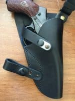 Подплечная, кожаная, вертикальная кобура для револьвера — изображение 7