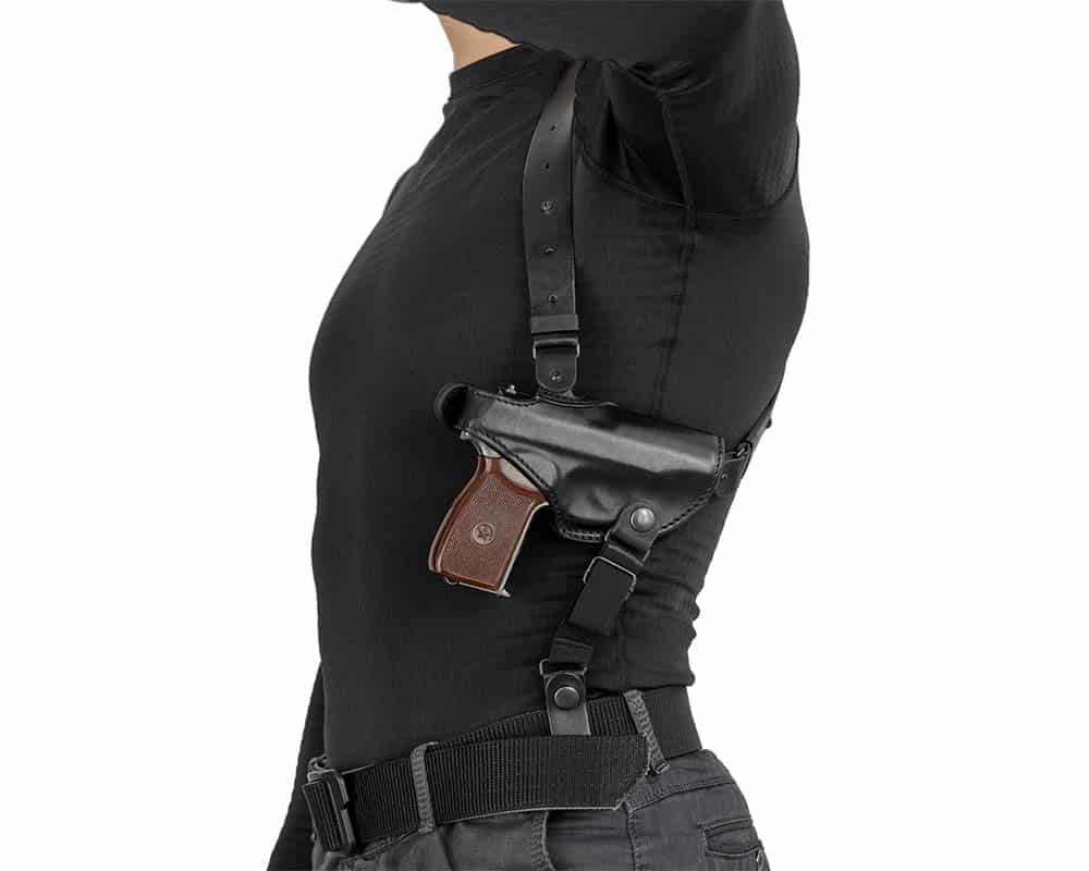 кобура подплечная кожаная для пм 3ку9 a-line Umarex Makarov