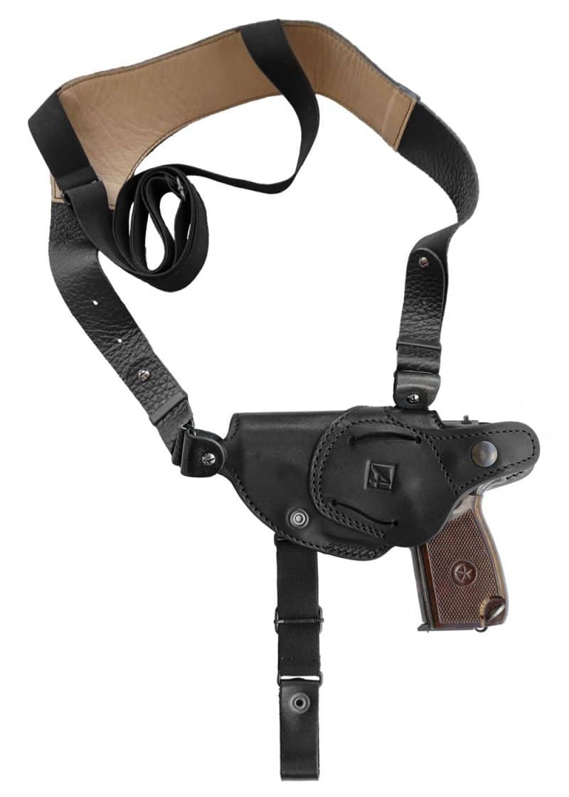 кобура оперативная кожаная для ПМ макарова