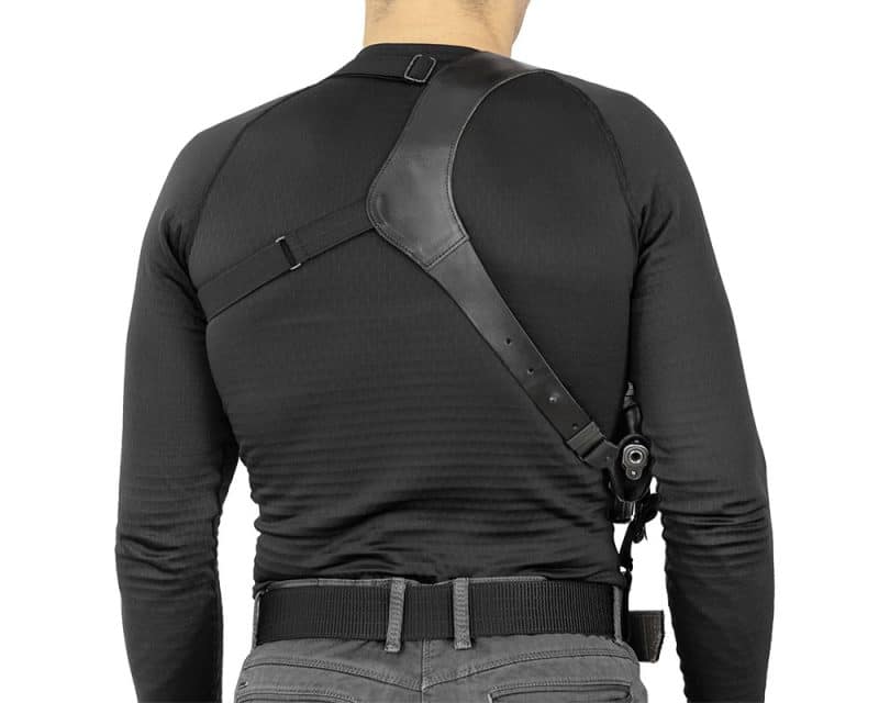 ЛЕВША | Подплечная/поясная/внутрибрючная кожаная кобура для Форт-17 — изображение 4