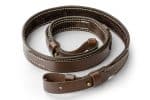 ремень оружейный кожаный на подкладе узкий м41 a-line коричневый
