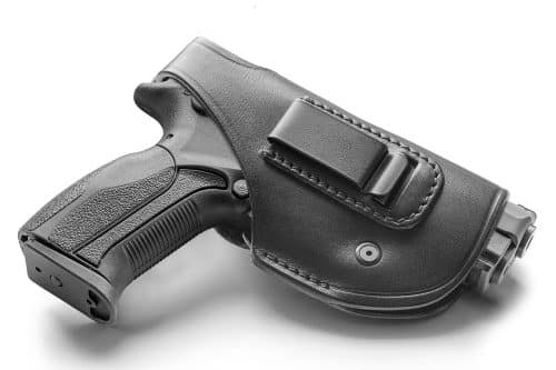 поясная кожаная кобура FLARM TQ1 Т910 скрытого ношения