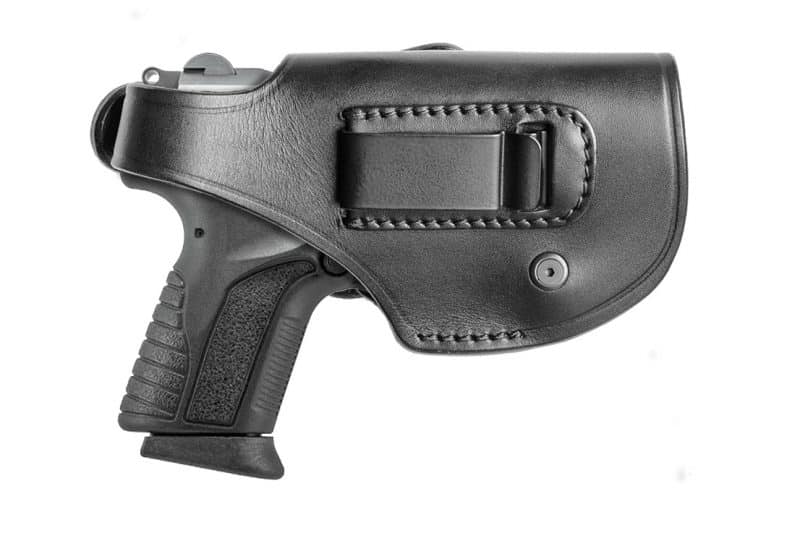 поясная кожаная кобура FLARM TQ1 фларм скрытого ношения