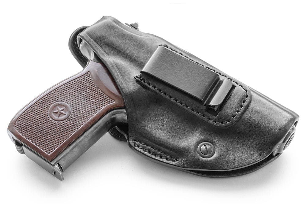 купить скрытую кожаную кобуру пм к3 a-line Baikal МР-654К