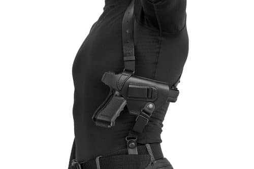 кобура оперативная кожаная для glock 17 глок 3ку3 a-line