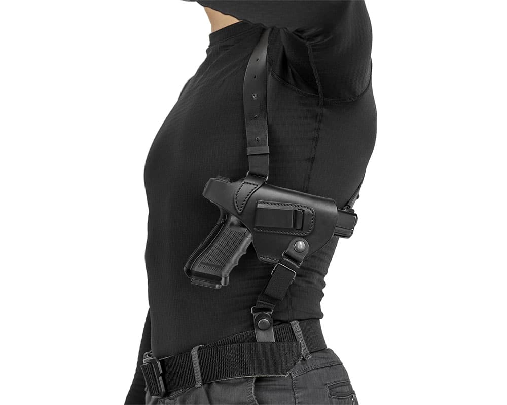 кобура оперативная кожаная для glock 17 глок 3ку3 a-line