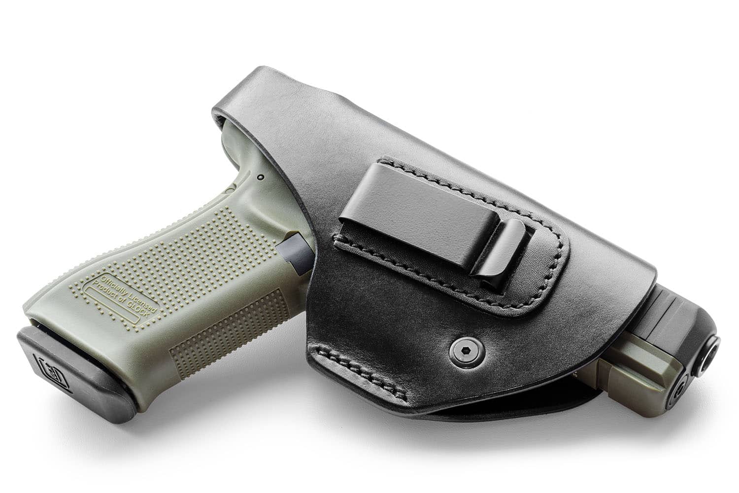 купить кожаную кобуру скрытого ношения глок 17 glock Walther P22