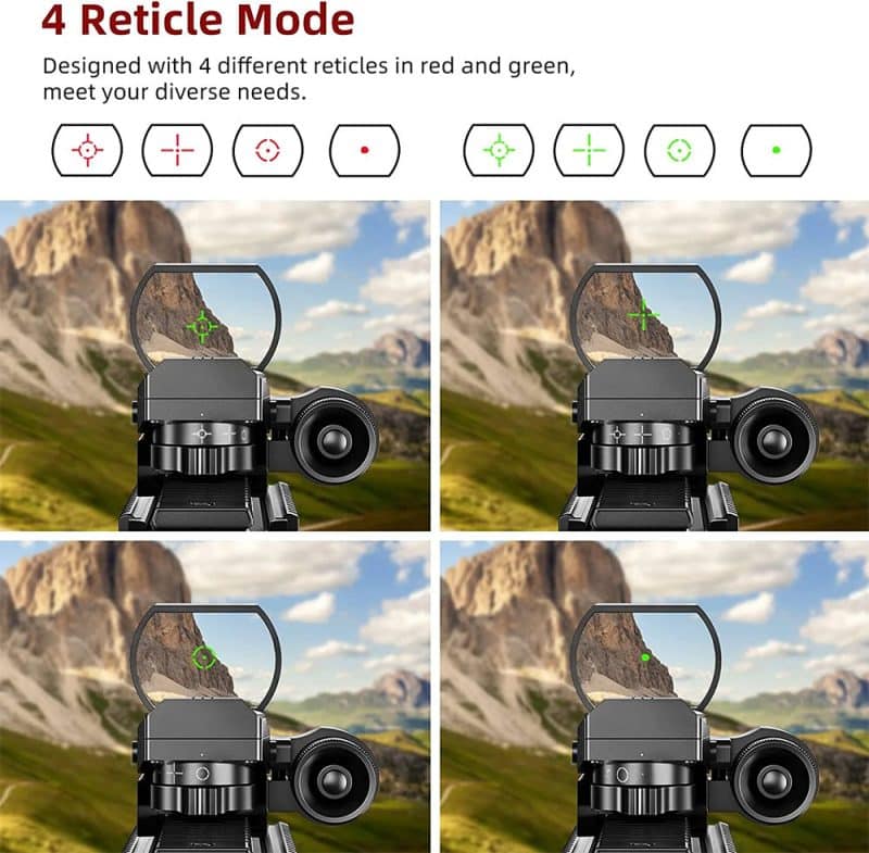 Прицел калиматорный CVLIFE 1X22X33 Reflex Sight Red Dot Sight