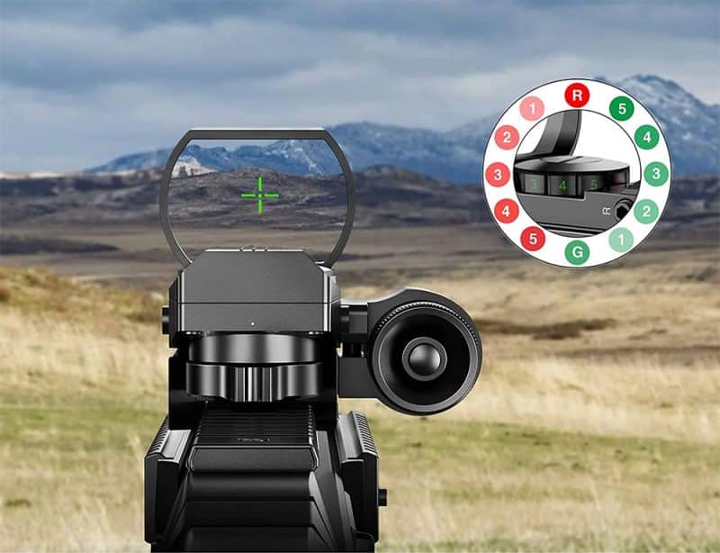 Прицел калиматорный CVLIFE 1X22X33 Reflex Sight Red Dot Sight