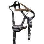 Кобура кожаная, плечевая с подсумком под 1 магазин для ПМ