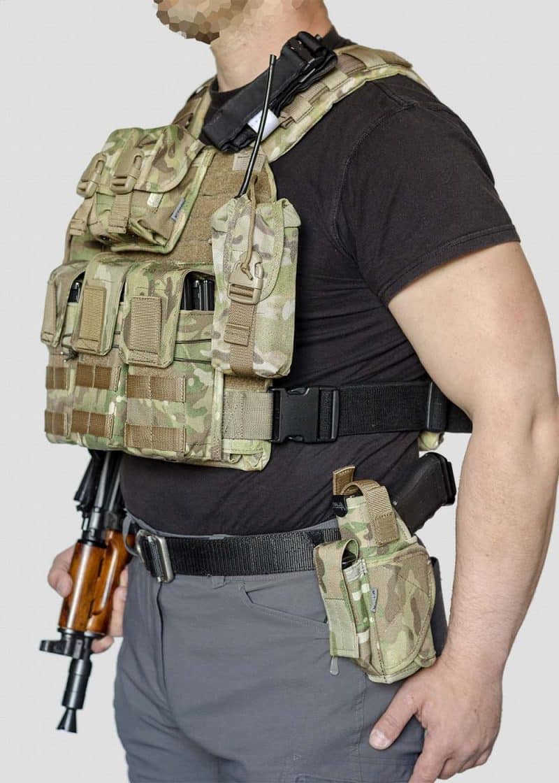 ЛЕВША | Кобура универсальная, вертикальная, с подсумком, MOLLE - Image 3
