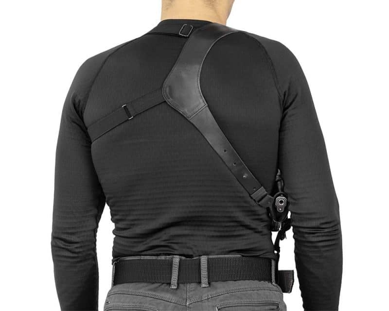 ЛЕВША | Подплечная/поясная/внутрибрючная кожаная кобура для Форт-14 — изображение 4