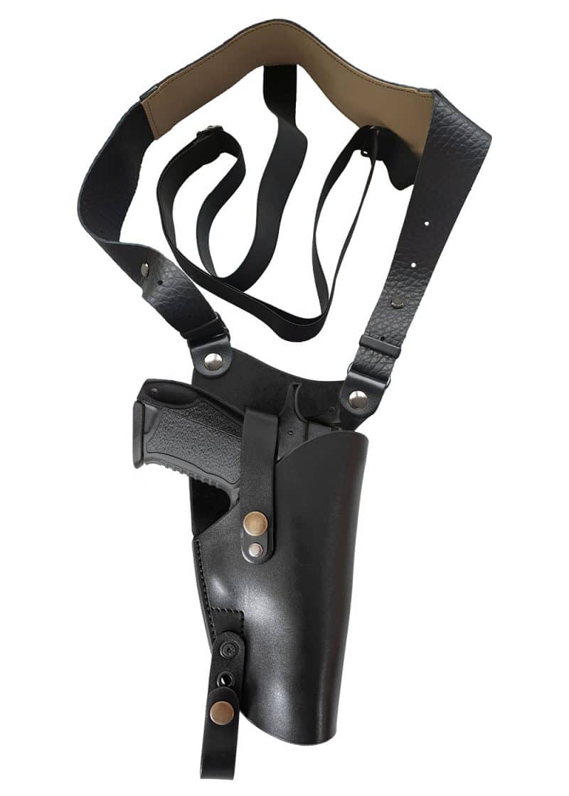 Подплечная, кожаная, вертикальная кобура для Форт-17 — изображение 4