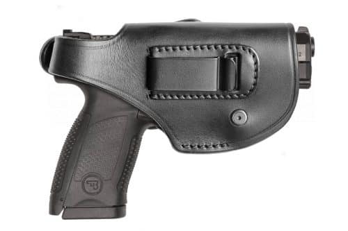 купить кожаную кобуру скрытого ношения CZ P-10