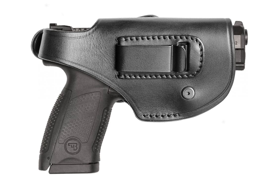 купить кожаную кобуру скрытого ношения CZ P-10