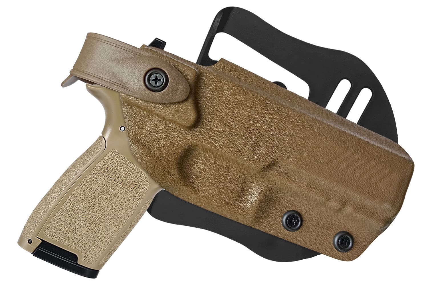 Поясна пластикова кобура, кріплення лопатка (Paddle) для Sig Sauer P320 (Кайдекс) - Зображення 3