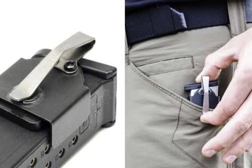 магнитный держатель для пистолетного магазина в карман