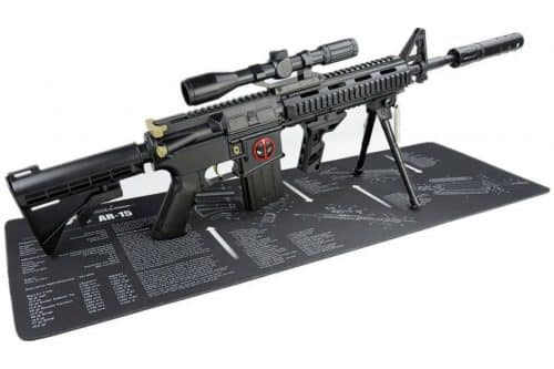 коврик для чистки оружия