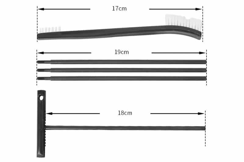 Long gun cleaning kit