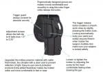 Beretta Paddle Belt Holster – Polymer - Image 5