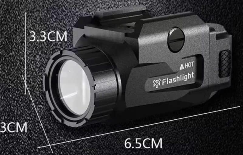 Tactical Weapon Light with Picatinny Mount (800 LM) - Image 3