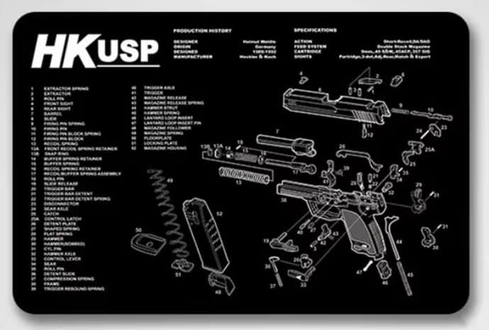 Pistol Cleaning Mat