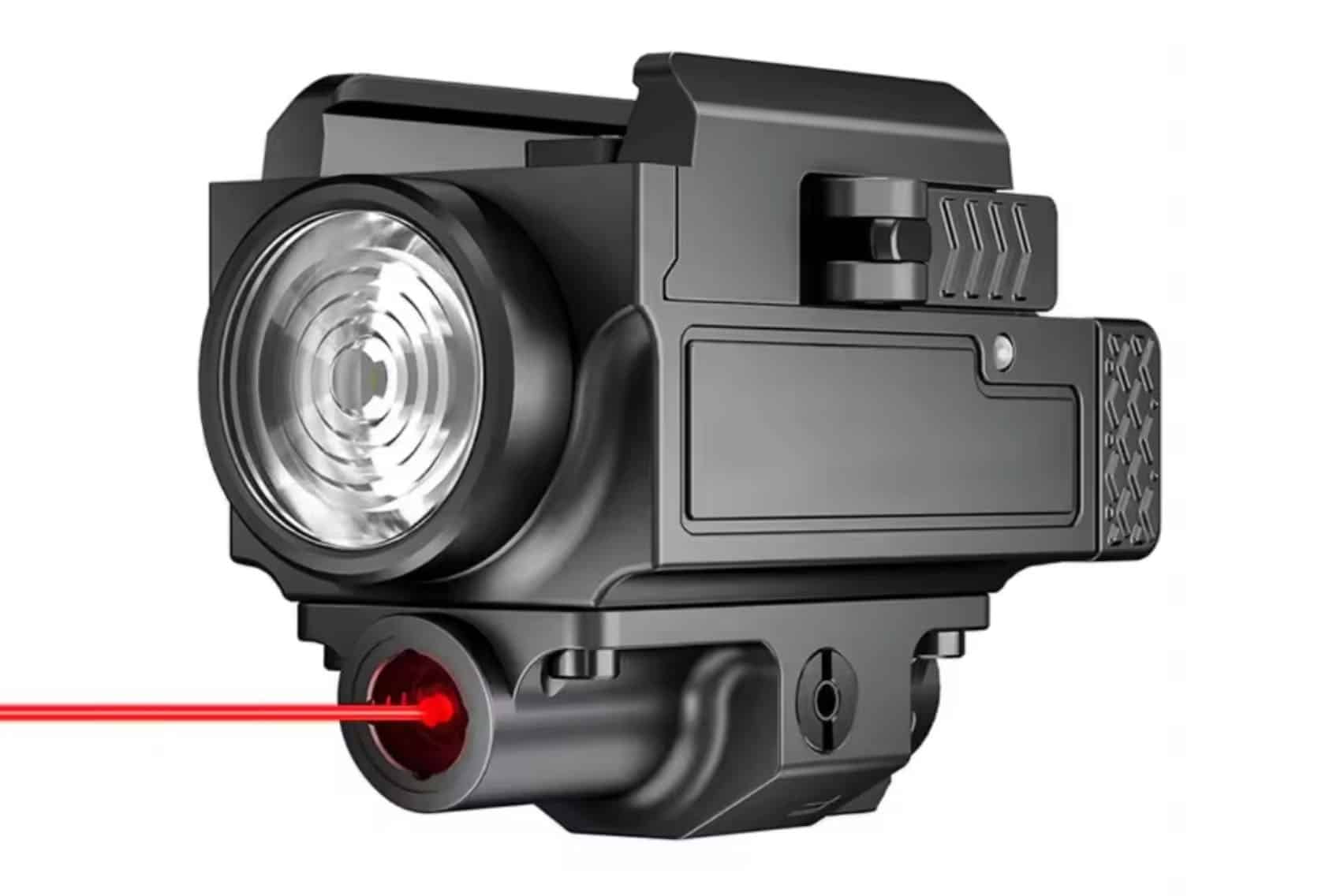 Тактичний ліхтар з лазером для зброї з кріпленням на планку Picatinny (800LM)