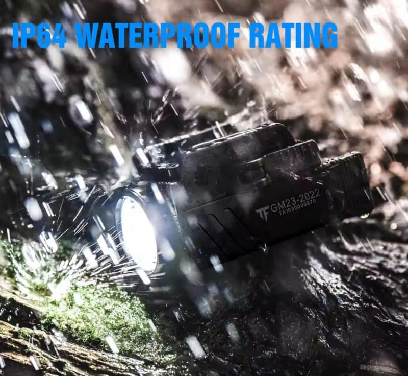 Тактичний ліхтар для зброї з кріпленням на планку Picatinny (800LM) - Зображення 5