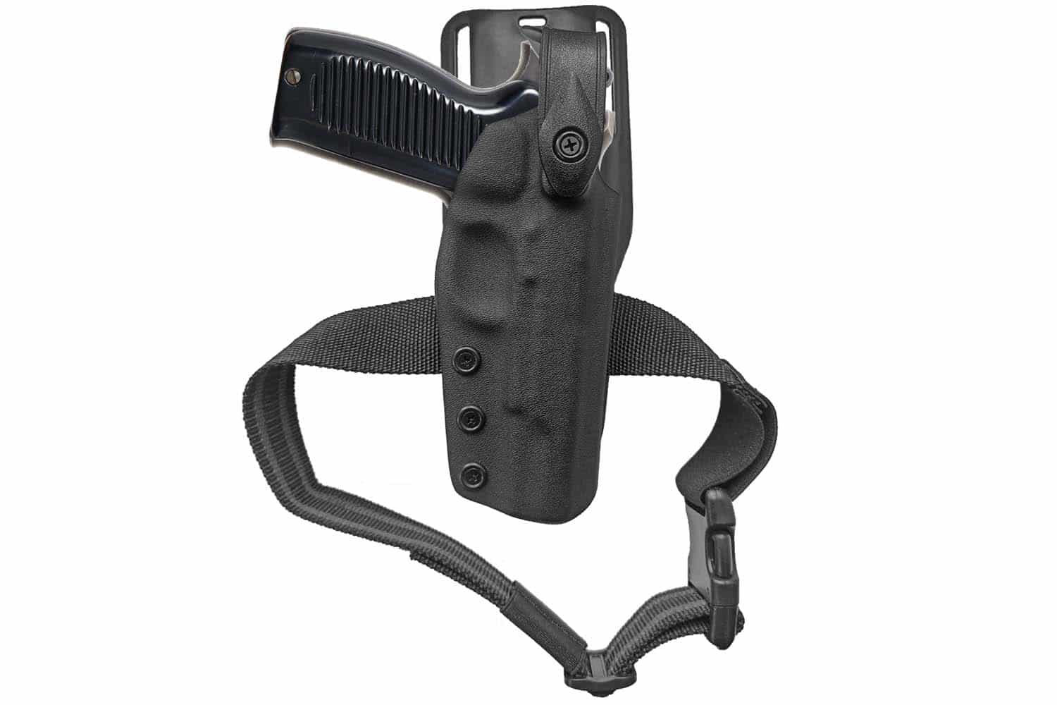 Пластиковая кобура на понижающей платформе + Molle для MAC Mle 1950 (Кайдекс)