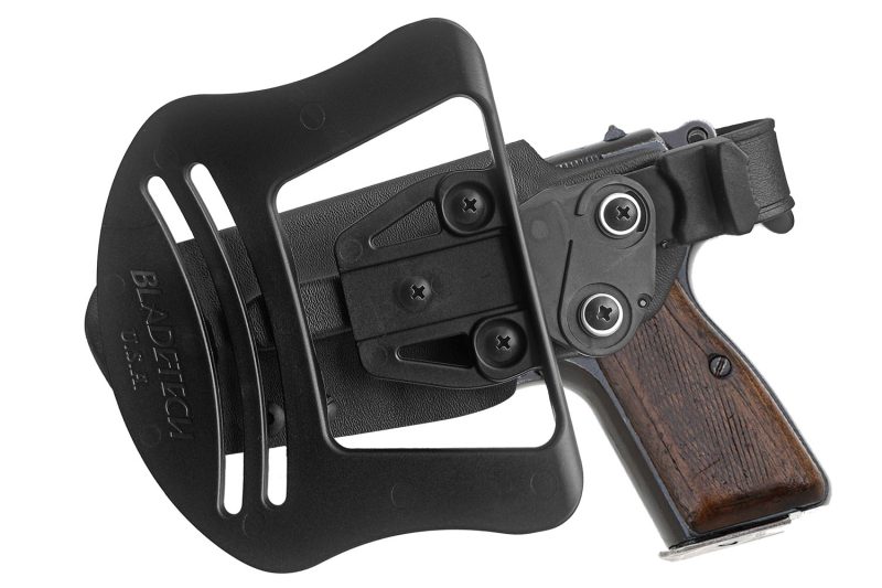 Поясна пластикова кобура, кріплення лопатка (Paddle) для Browning Hi-Power (Кайдекс) - Зображення 2