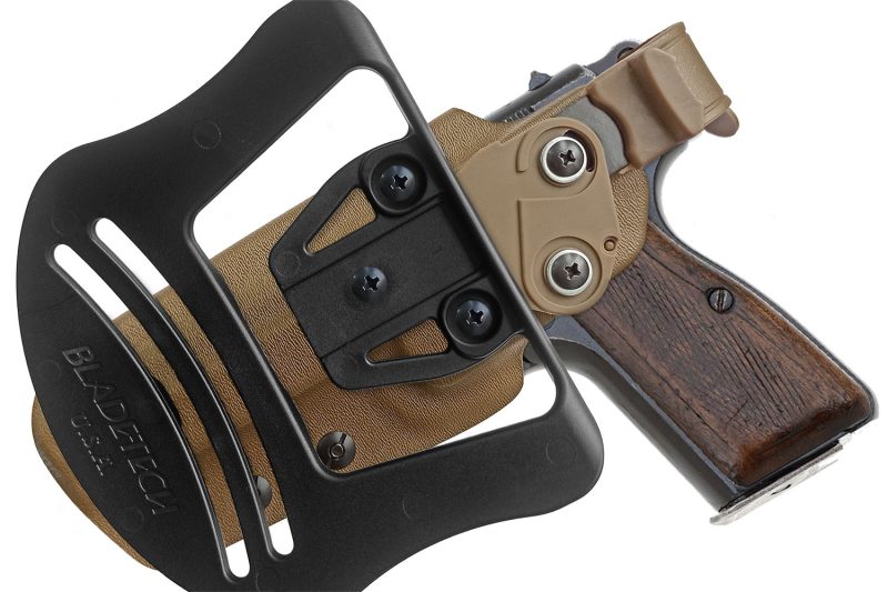 Поясна пластикова кобура, кріплення лопатка (Paddle) для Browning Hi-Power (Кайдекс) - Зображення 4