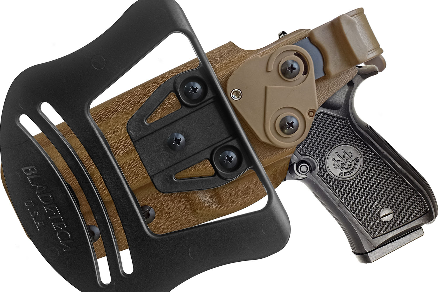 Поясная пластиковая кобура, крепление лопатка (Paddle) для Beretta М9/92 (Кайдекс) - Image 4