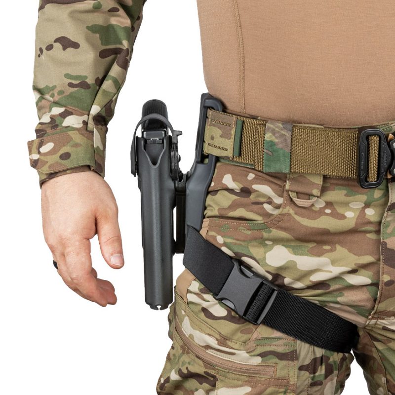 Пластикова кобура на понижувальній платформі + Molle для Heckler & Koch (Кайдекс) - Зображення 5