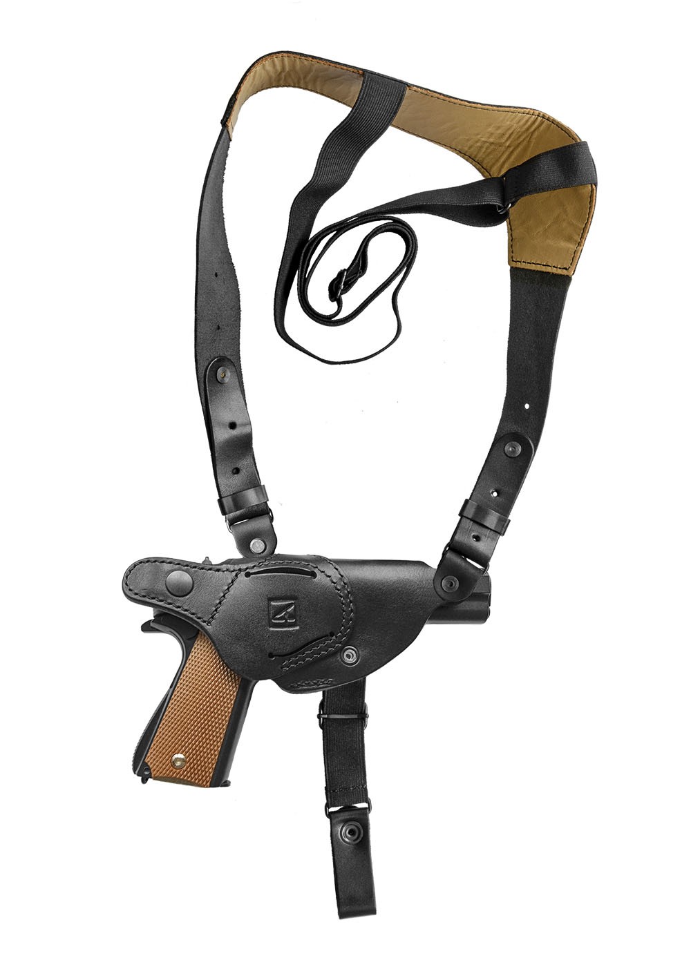ЛІВША | Підплечна/поясна/внутрібрючна шкіряна кобура для Colt - Зображення 7