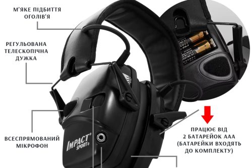 навушники для стрільби