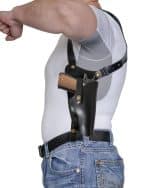 Подплечная, кожаная, вертикальная кобура для Colt 1911 - Image 3