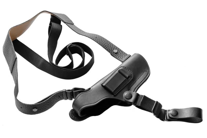 Подплечная/поясная/внутрибрючная кожаная кобура для MAC Mle 1950 — изображение 7