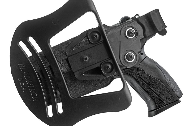 Поясна пластикова кобура, кріплення лопатка (Paddle) для Flarm T910, Grand Power 910, Ерма Т9 (Кайдекс) - Зображення 2
