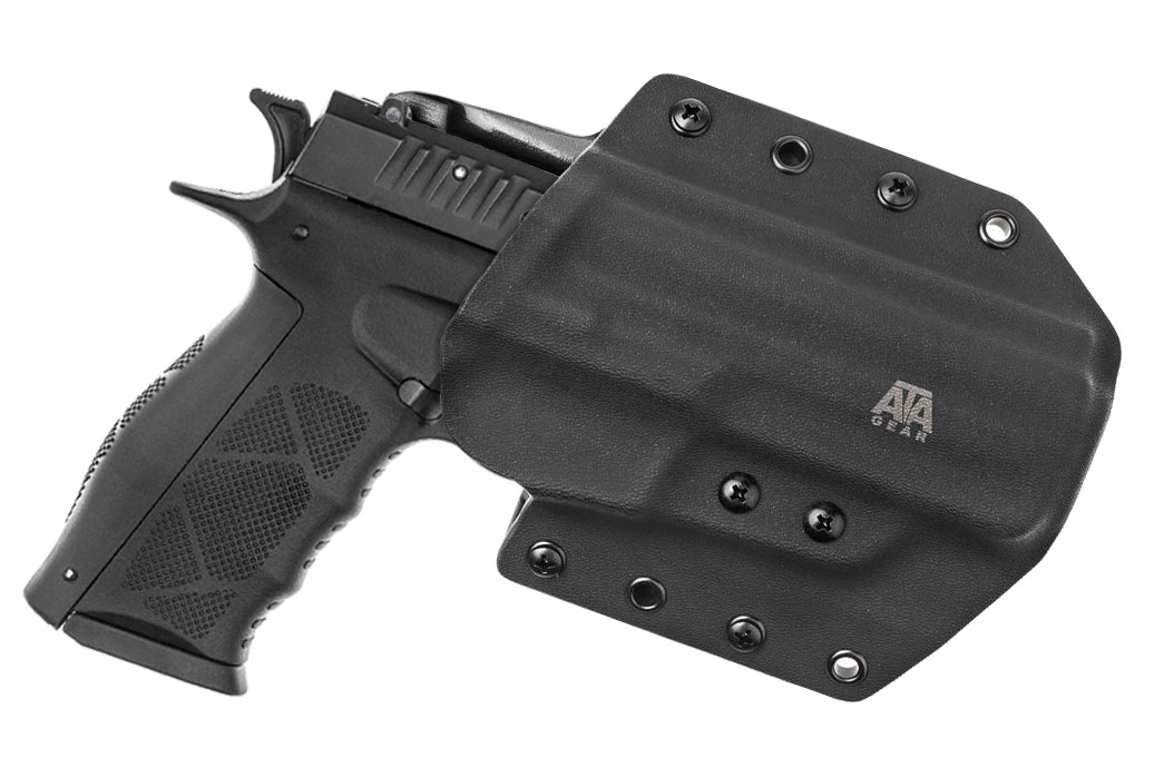 R01F-19R-BK------01 Кобура пластикова, поясна і Molle для Форт-19 (Кайдекс) ATA Gear - Зображення 1