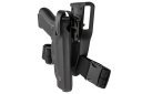 Пластикова кобура на понижувальній платформі + Molle для Glock (Кайдекс)